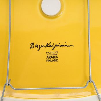 Birger Kaipiainen, decoration plate, 'Florence'-series, signed Birger Kaipiainen, Arabia Finland.