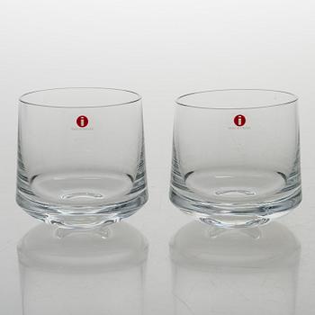 TIMO SARPANEVA, set of six 'Milano' 2042 drinking glasses for Iittala.