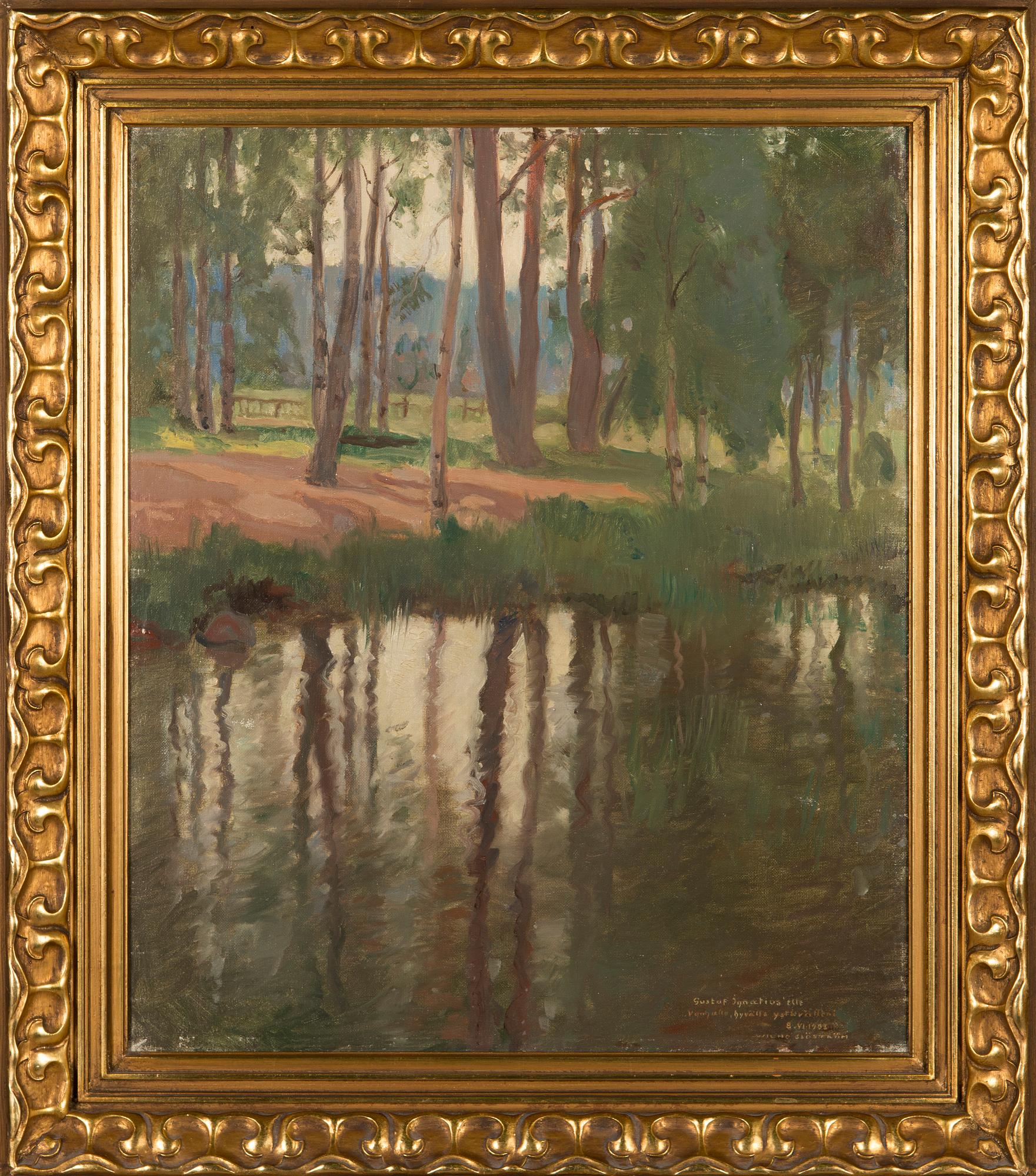 Wilho Sjöström, Park landscape.