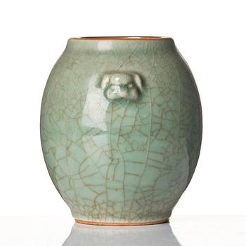 Urna, keramik. Qingdynastin, 1700-tal.