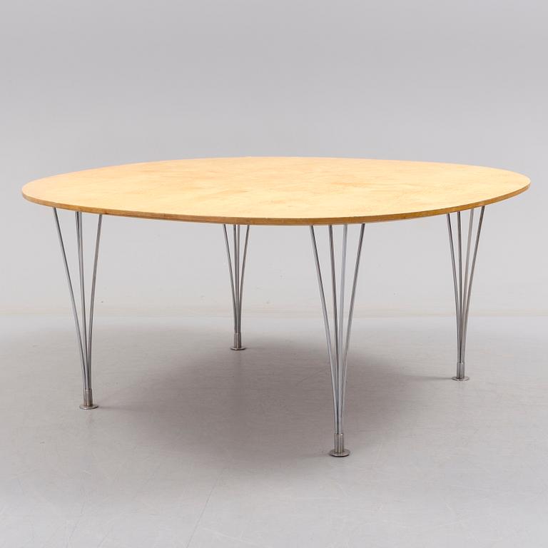 BRUNO MATHSSON / PIET HEIN, matbord, "Superellips", Fritz Hansen.
