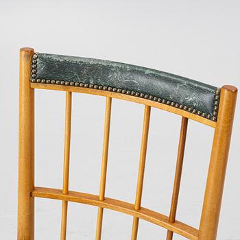 Josef Frank, karmstol, modell 652, Firma Svenskt Tenn, efter 1985.