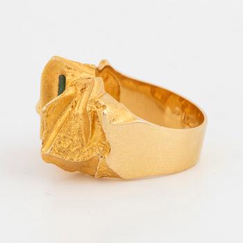 Lapponia ring 18K guld med zoisit "Pagodi".