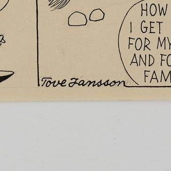 Tove Jansson, "Moomin and the sea #59".
