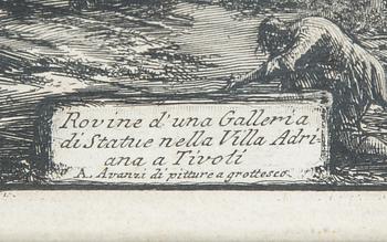 GIOVANNI BATTISTA PIRANESI, Etchings, 2.