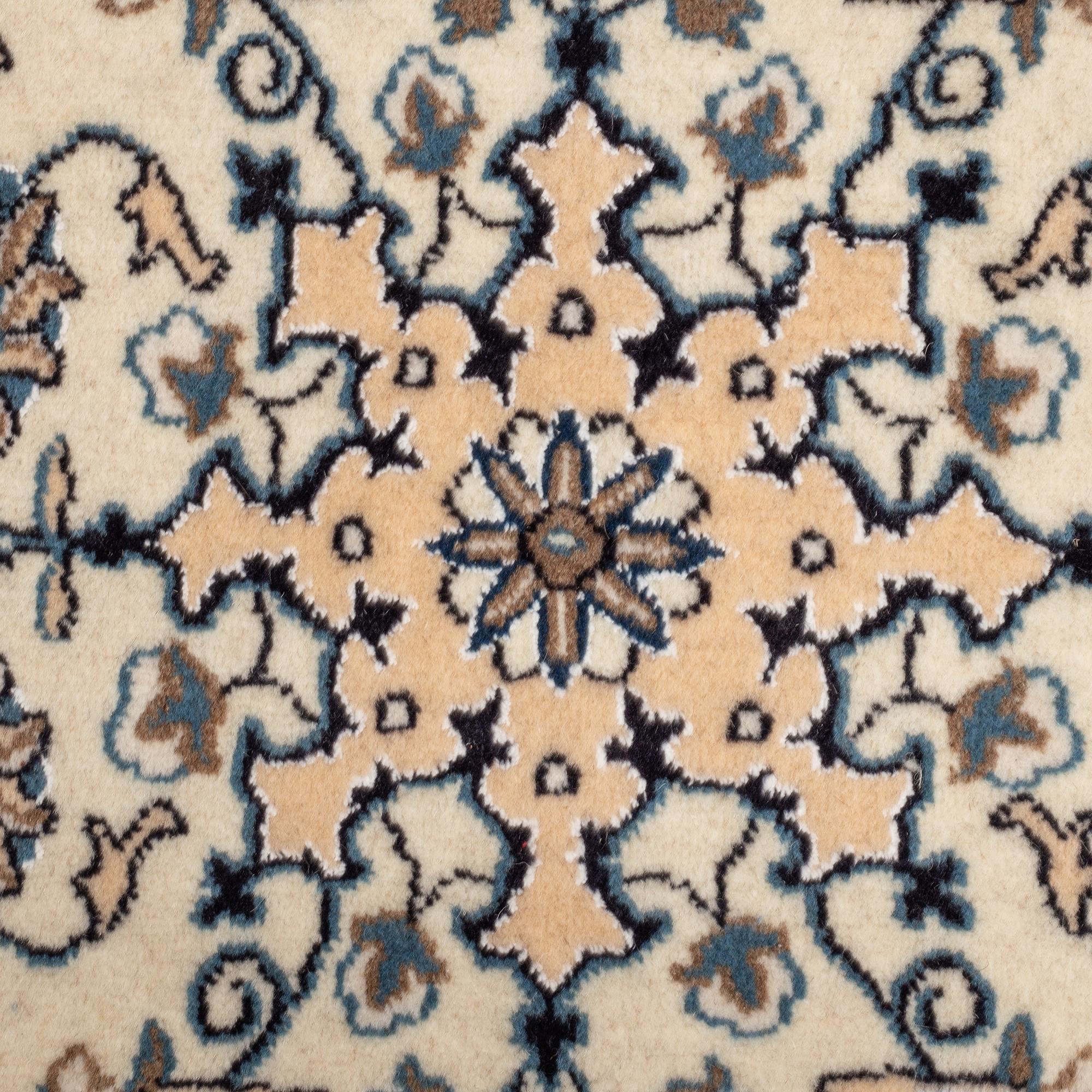 Mattor 2 st, Nain, part silk, ca 90 x 64 cm.