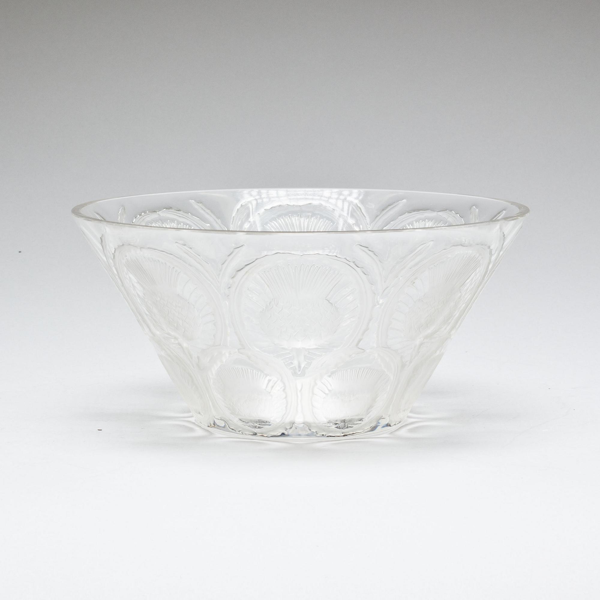 SKÅL, glas, Lalique, Frankrike.
