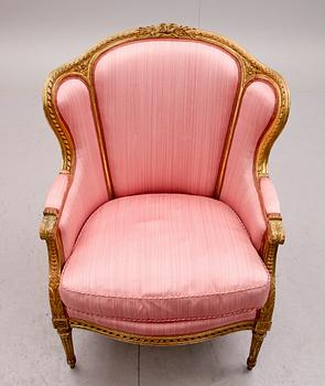 BERGERE, Louis XVI-stil, 1900-tal.