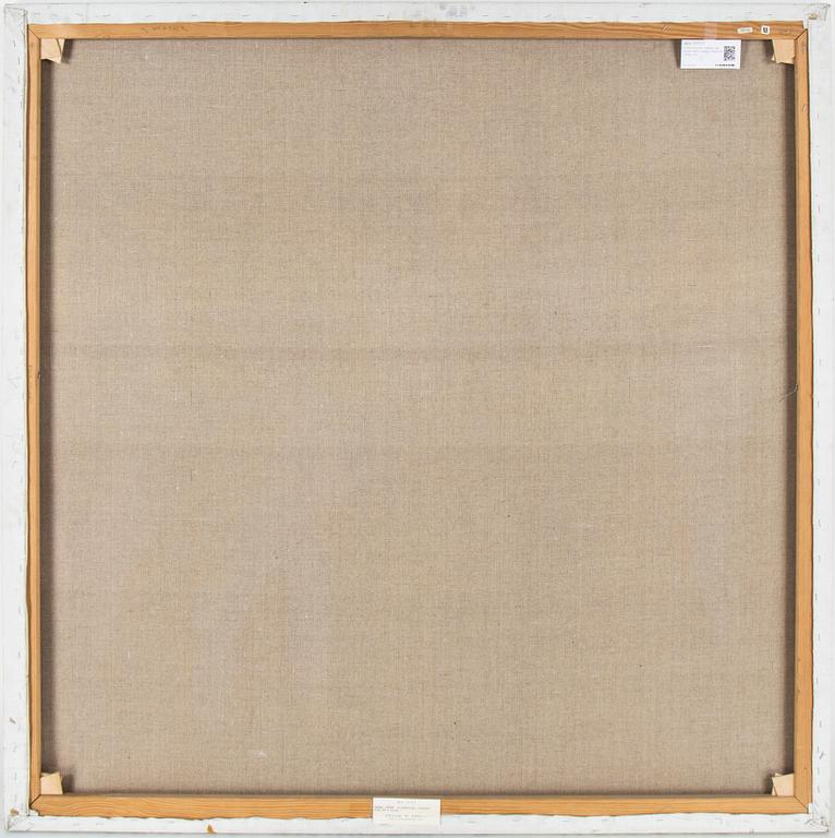 PETER HAHNE, triptyk, olja på duk samt collage, signerad a tergo.