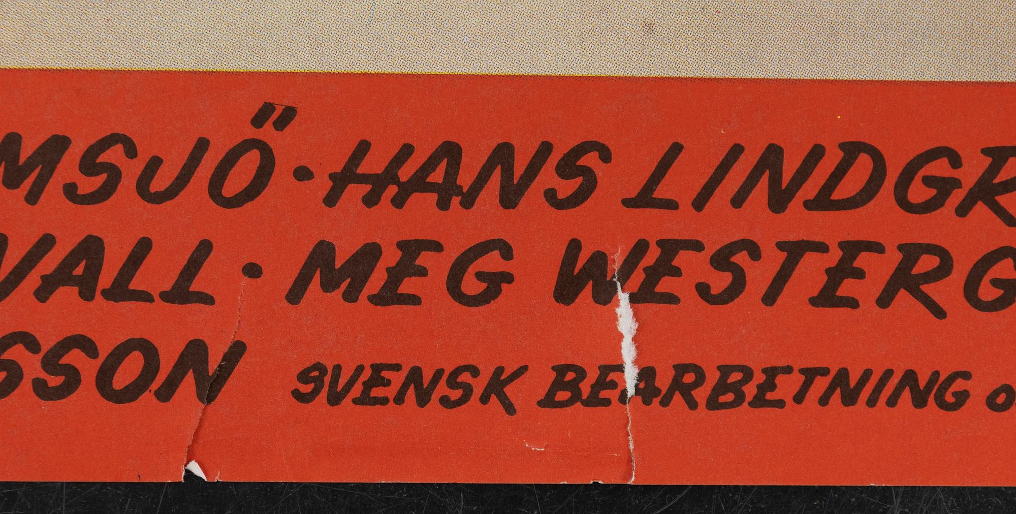 Walt Disney, A vintage movie poster, 'Dumbo', 1972.