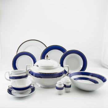 Sigvard Bernadotte, service approx. 74 pcs "Marianne/Millennium" Christneholm/Fyrklövern, late 20th century porcelain.