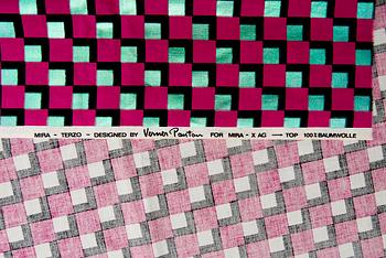 TEXTIL, bomull, "Mira Terzo" Verner Panton.