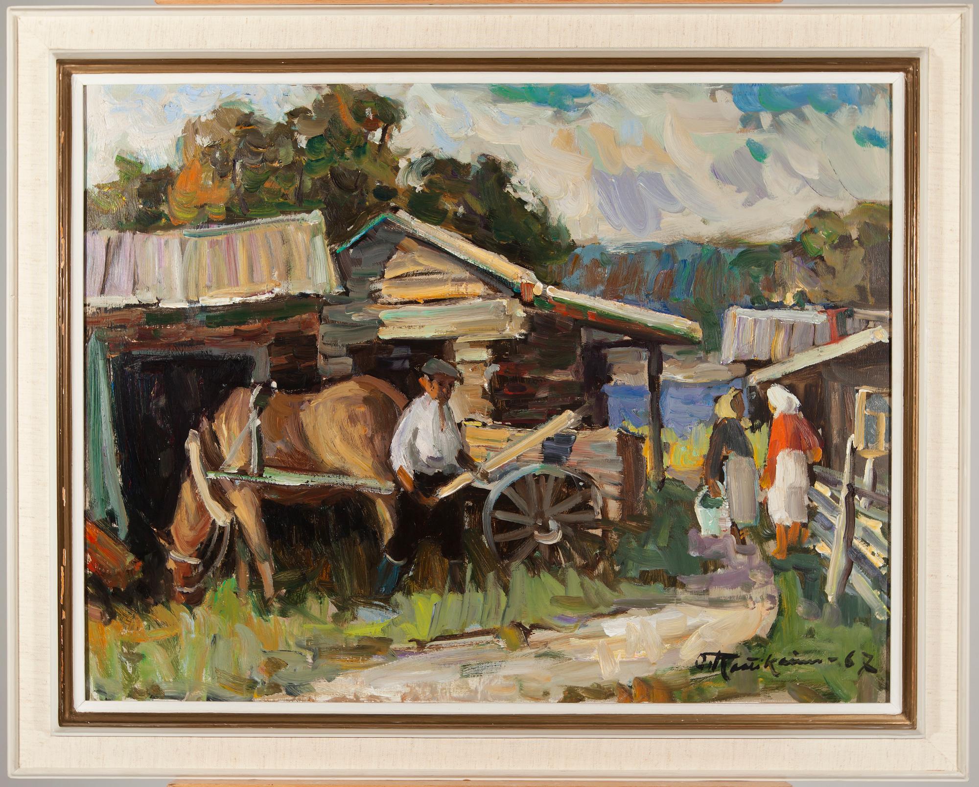 ORVO RAATIKAINEN, olja på duk, signerad och daterad -67.