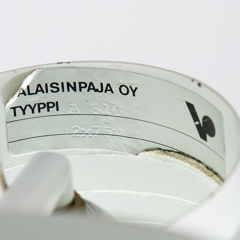 Alvar Aalto, An 'A 810' floor lamp, Valaisinpaja, 1980s.