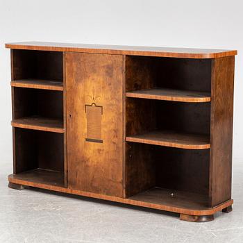 A 1930's birch bookcase.