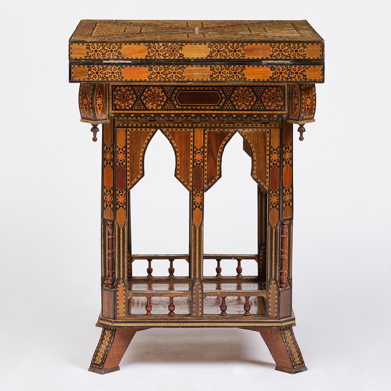 Spelbord, Damaskus Syrien, omkring år 1900.
