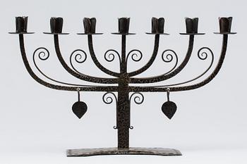 LJUSSTAKE, smidesjärn, märk AM 1936.