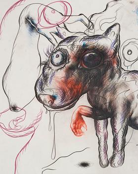 Bjarne Melgaard, "Erik Gill Fuckin his Dog".
