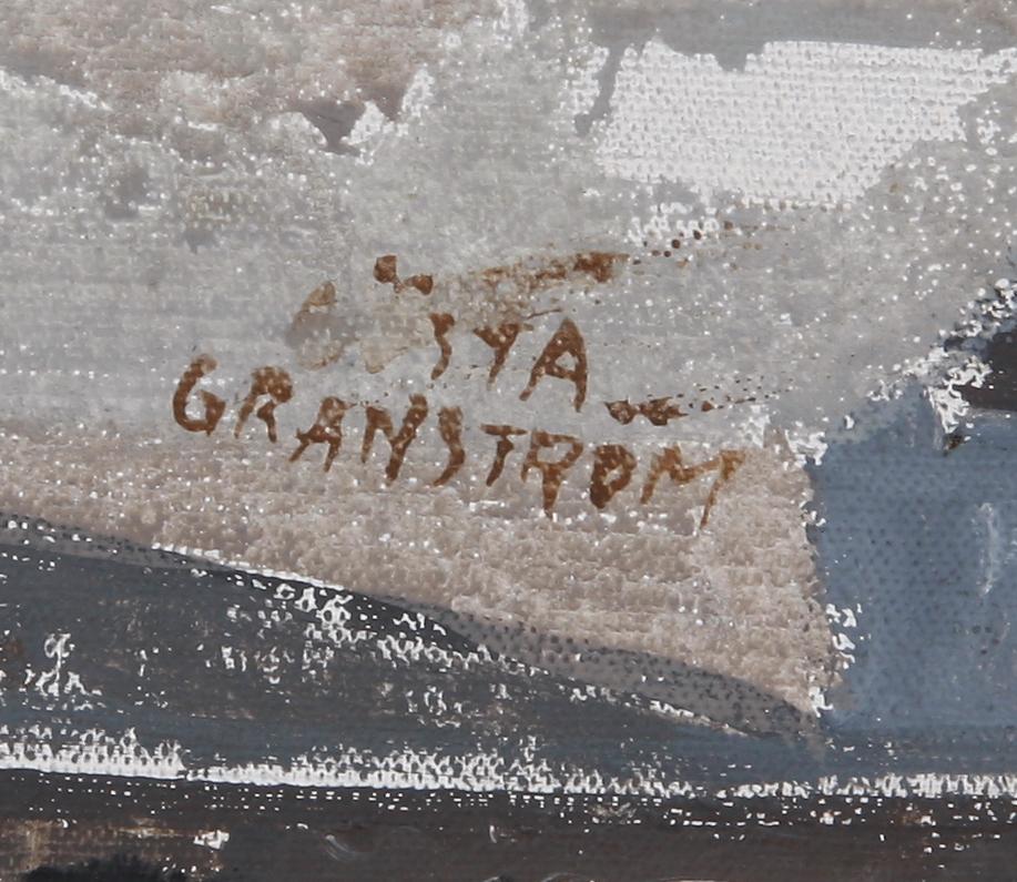 GRANSTRÖM GÖSTA, Olja på duk.