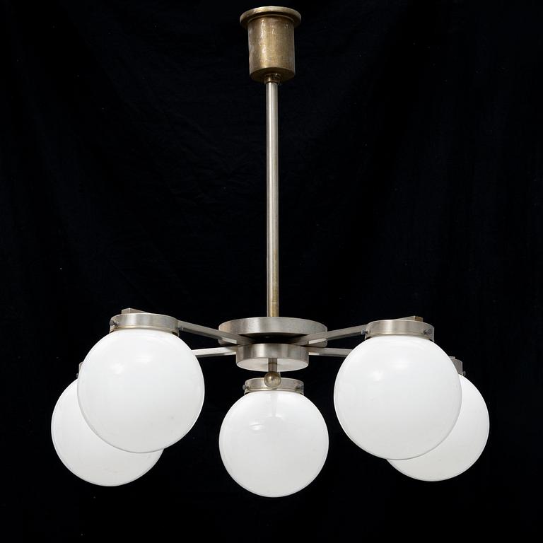 Ceiling lamp, functionalist, 1930s.