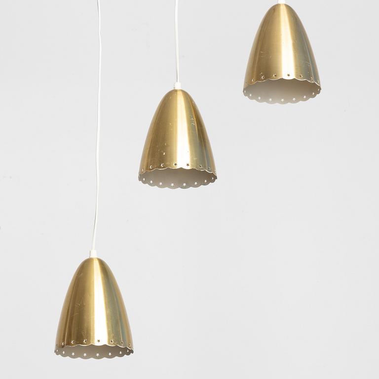Three Swedish Modern ceiling lamps, 1940's/50s.