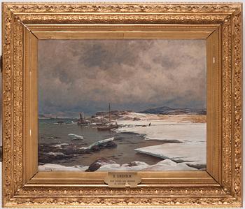 Berndt Lindholm, 'Jour d'hiver aux environs de Gothemburg' (A winters day near Gothenburg).