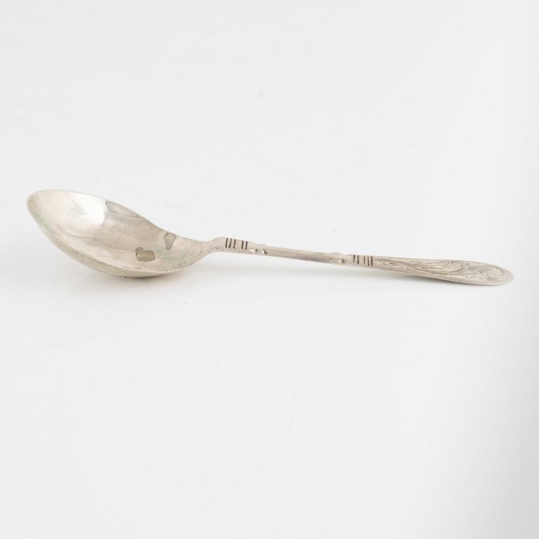 Abraham Messing, supsked, silver, Bergen, Norge 1723.