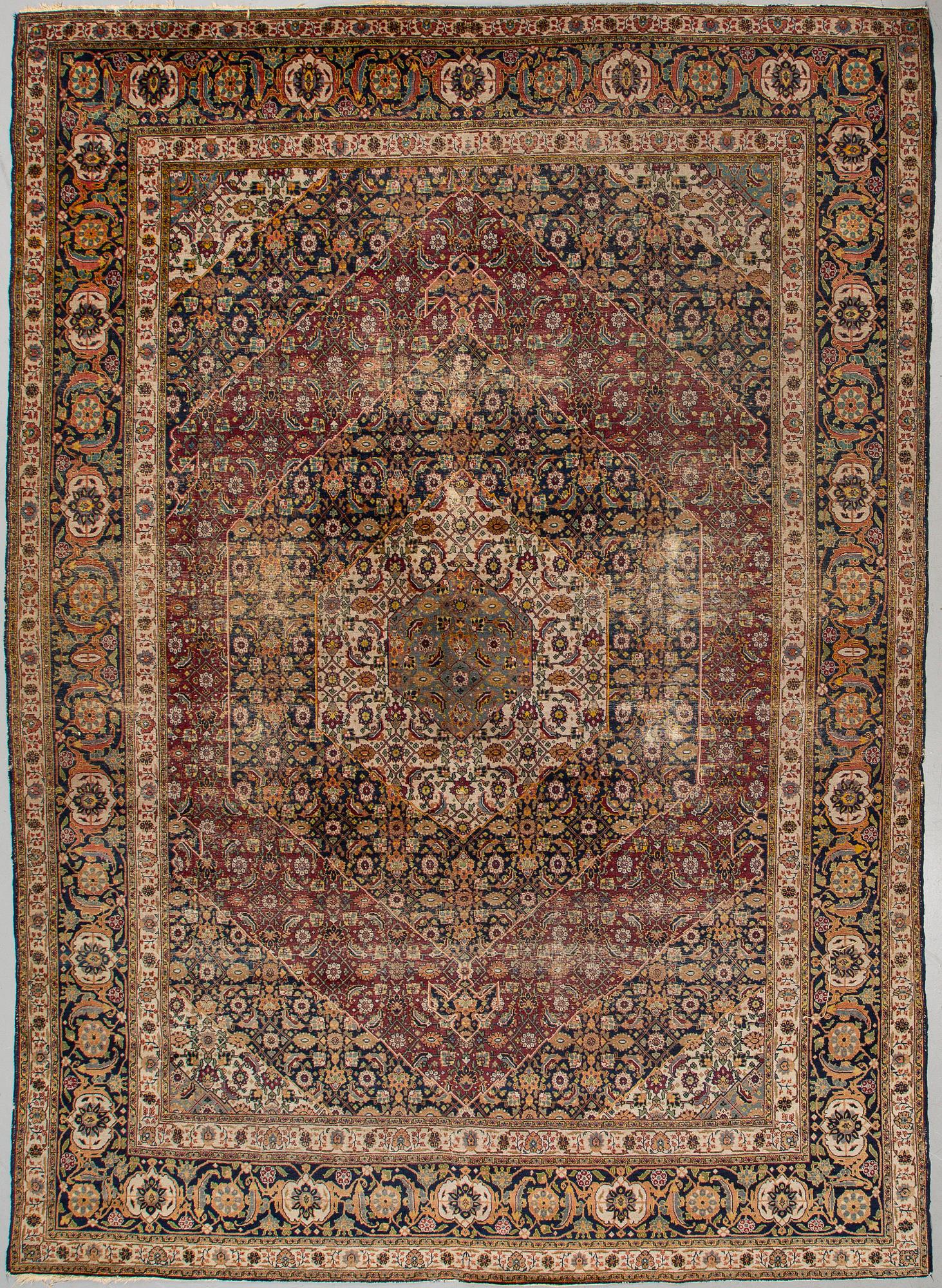 Matta, semiantik Täbris, sannolikt, ca 400 x 300 cm.