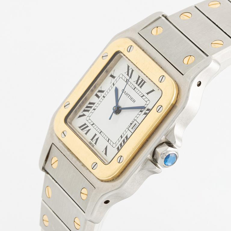 Cartier, Santos, wristwatch, 29 x 29 (41) mm.