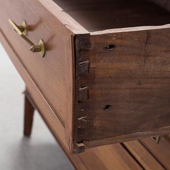 A late gustavian chest of drawers from around year 1800.