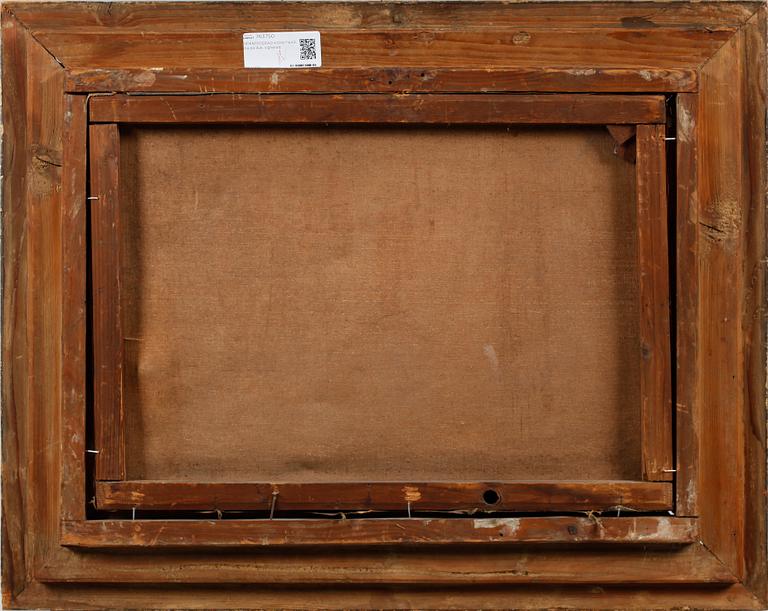 OIDENTIFIERAD KONSTNÄR, olja på duk, signerad W. Brandus, slutet av 1800-talet.