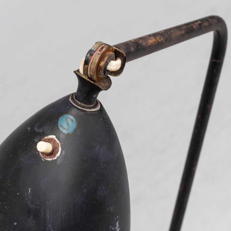 GRETA MAGNUSSON GROSSMAN, golvlampa "G-33", (Grasshopper), Bergboms, Malmö 1950-tal.
