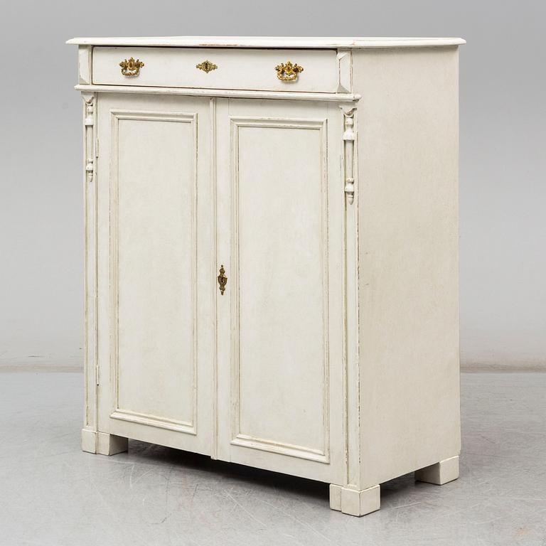 a painted cabinet from the second half of the 19th century.