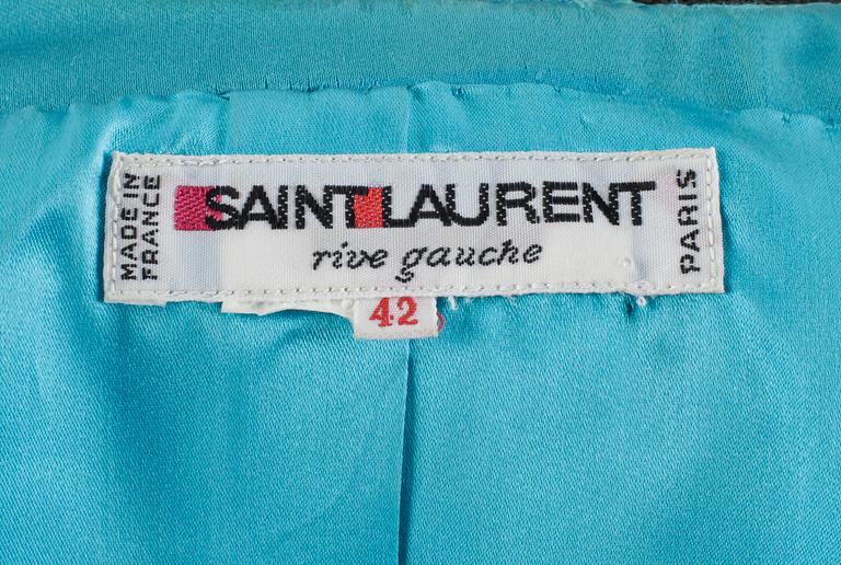 A 1987s/88s jacket by Yves Saint Laurent.