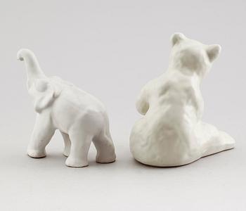 FIGURER, 2 st, keramik, Upsala-Ekeby.