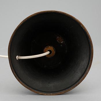 BORDSLAMPA. Cloisonné, brons. Kina, 1900-tal.