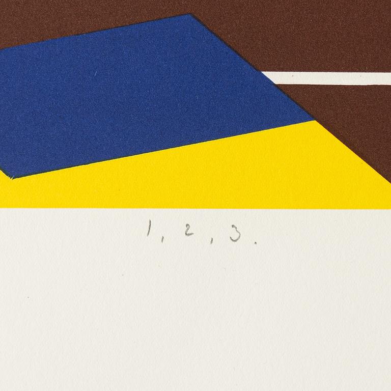 Portfolio, with 5 lithographs, “5th IAAF World Championships in Athletics Göteborg 1995”.