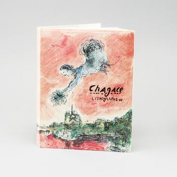 Three books about Marc Chagall, named "Chagall Lithographs IV, V and VI", 1969-1985, Charles Sorlier.