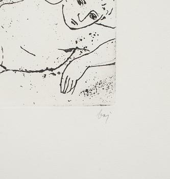 ENRICO BAJ, etsning, signerad och numrerad 19/59.
