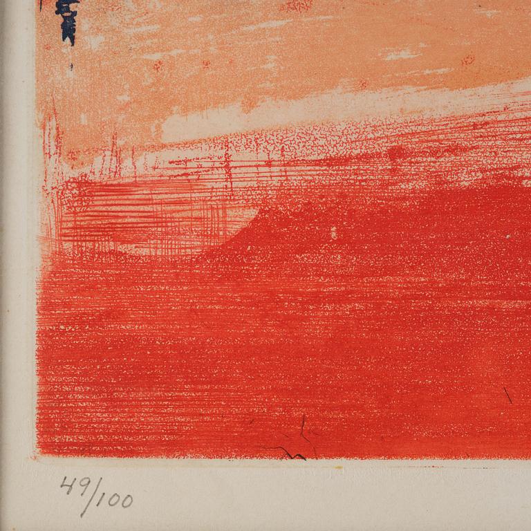 Zao Wou-ki, Untitled, from: Nobel Prize Portfolio.
