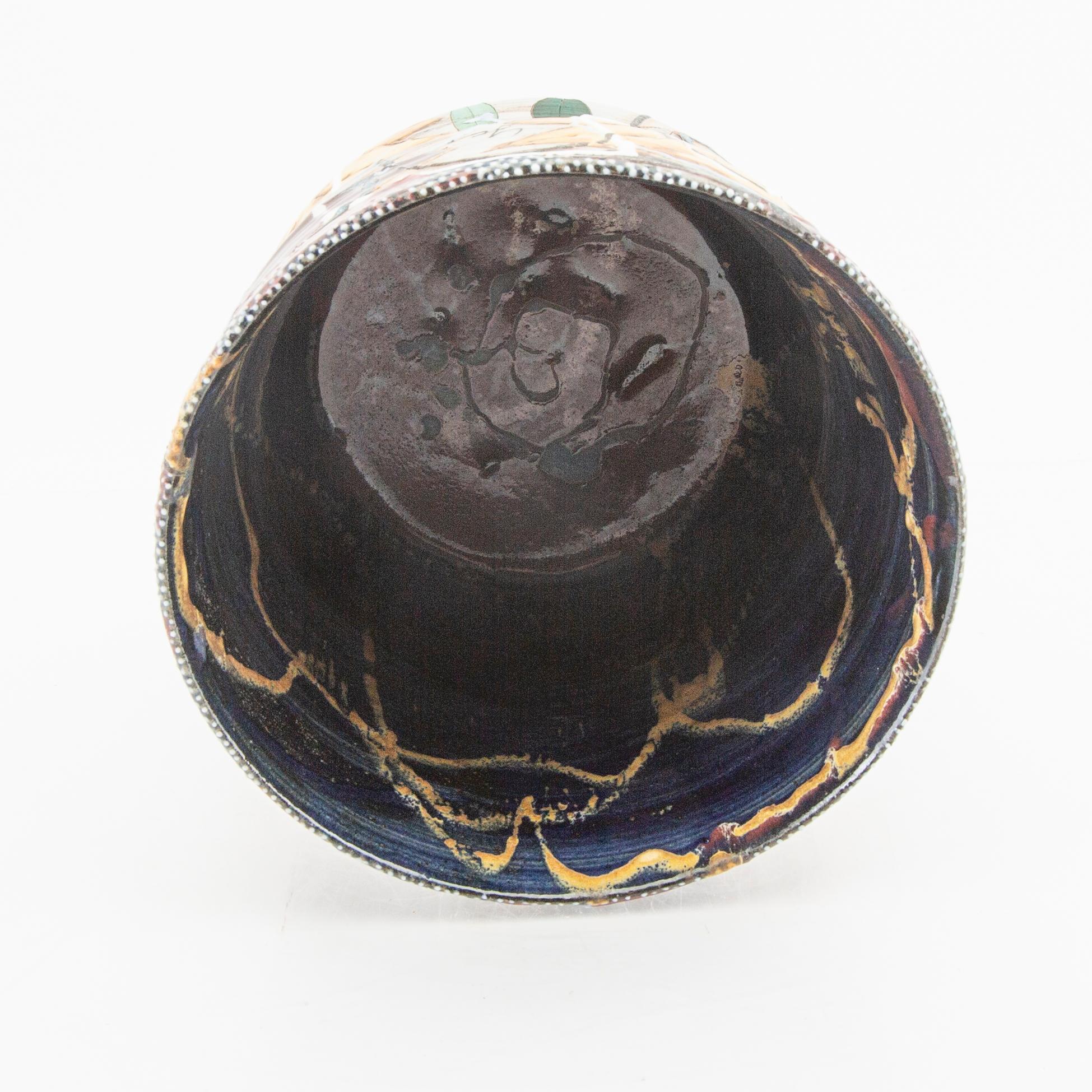 Eva Bengtsson, a signed vase/bowl "Yes please" own workshop.