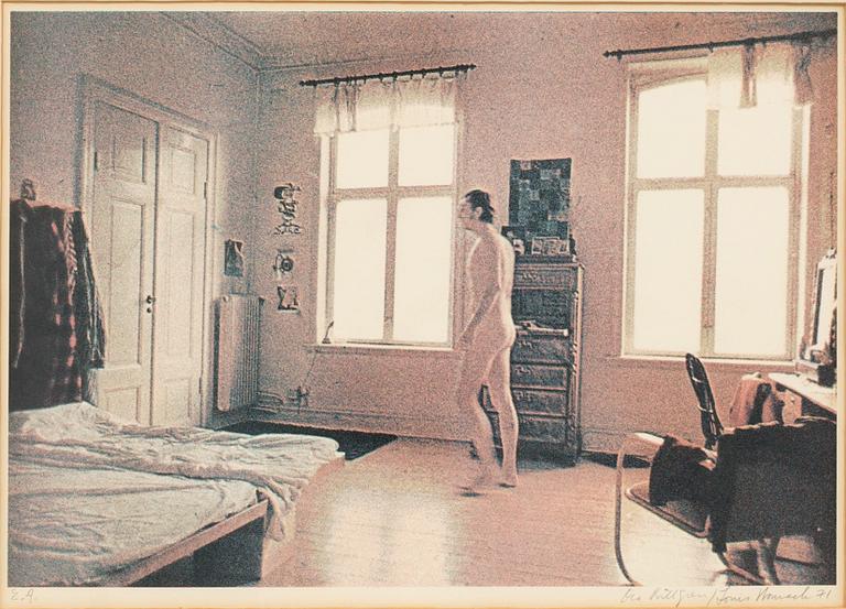 OLA BILLGREN/LOUIS WOMACK, färglitografi, signerad och daterad -71, numrerad EA.