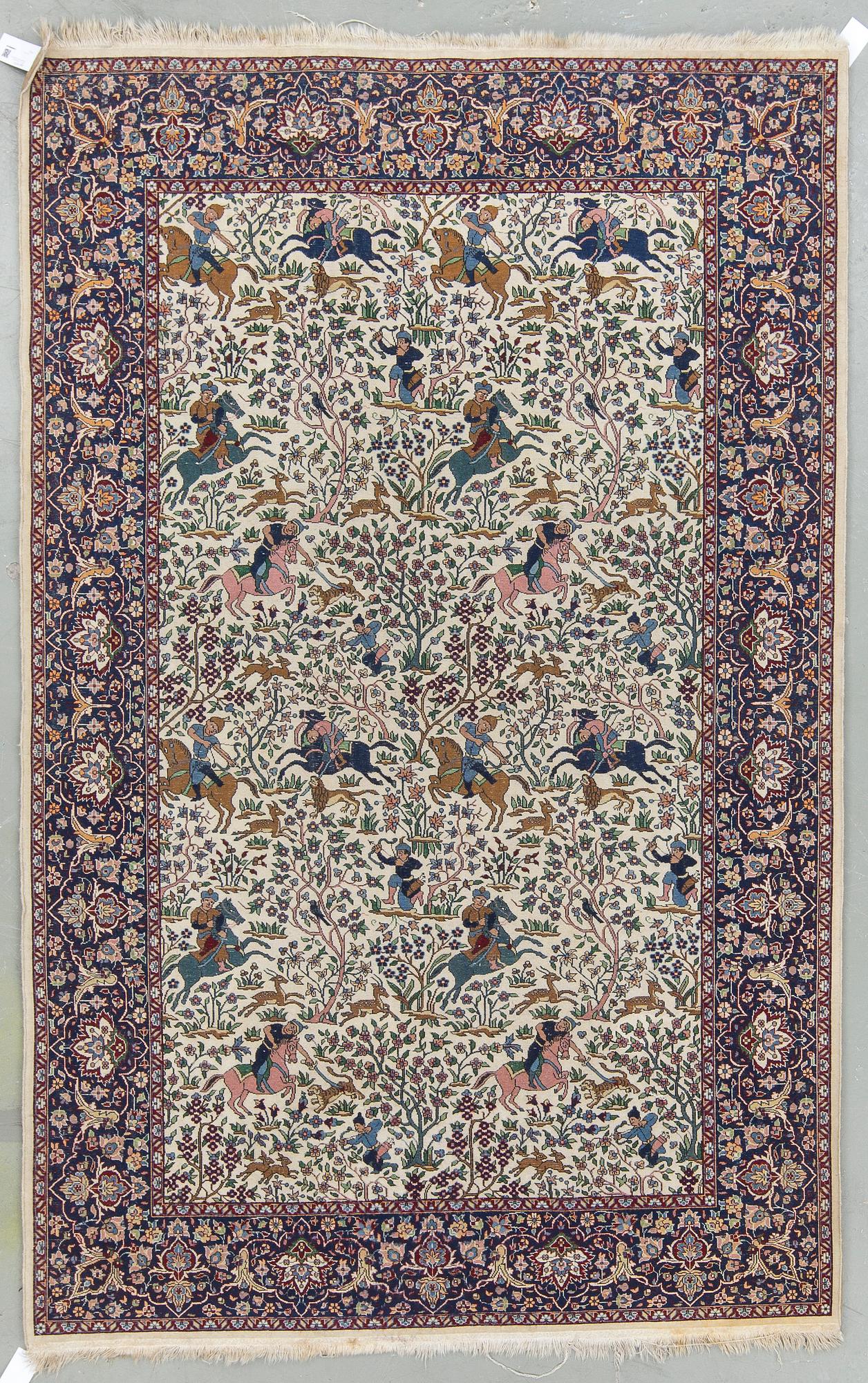 MATTA, Täbris, figural, sannolikt old. Ca 220x138 cm.