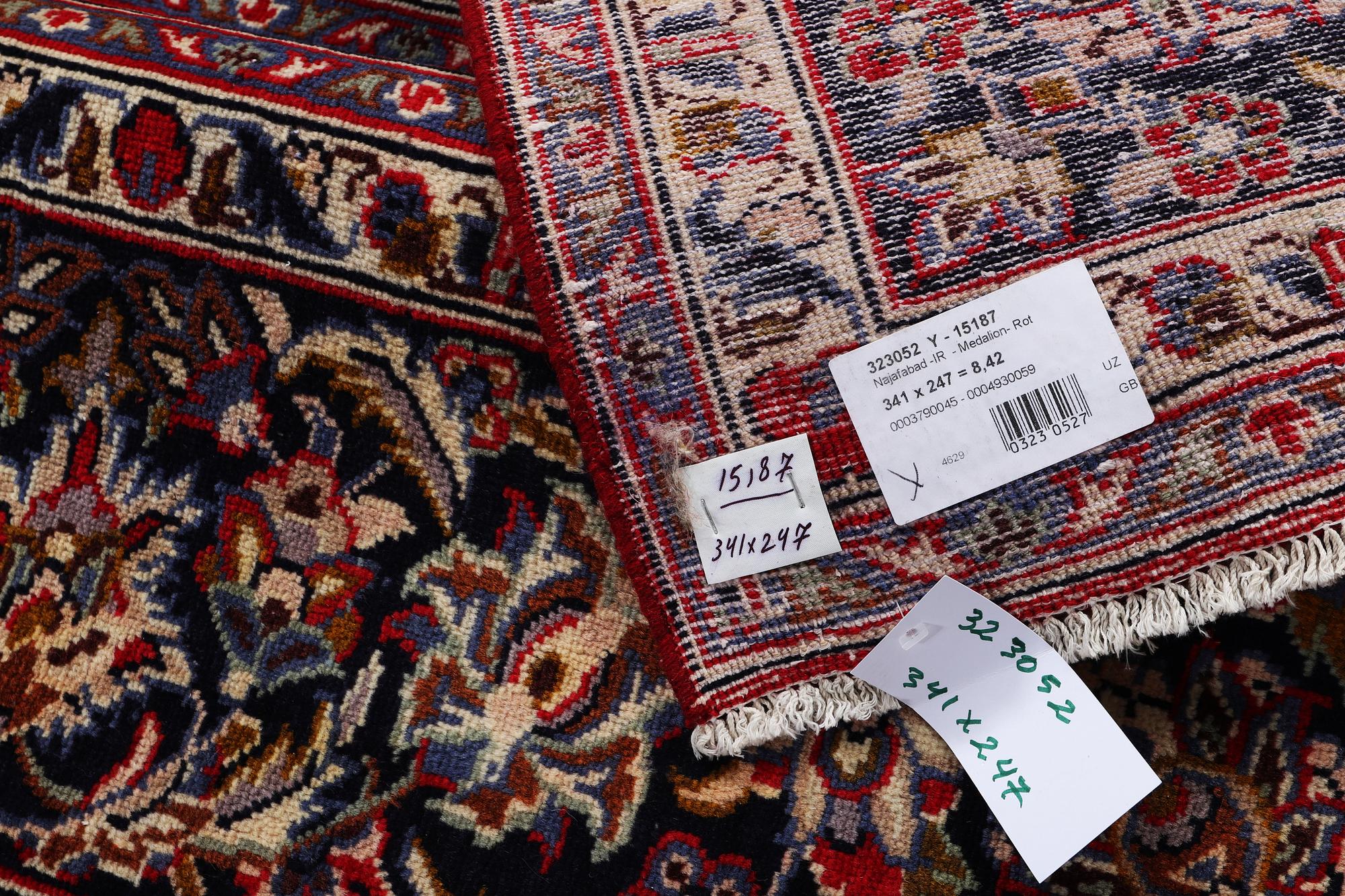 A Najafabad carpet, c. 341 x 247 cm.