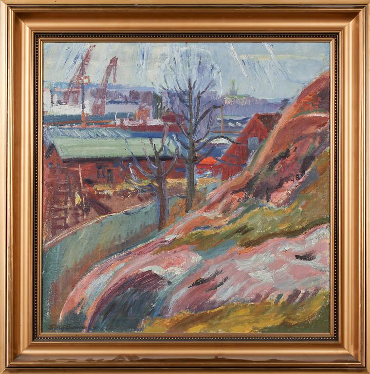 FRITIOF SWENSSON, olja på duk, signerad.