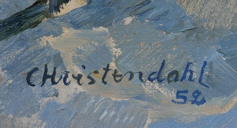 CARSTEN HVISTENDAHL , olja på duk, sign.