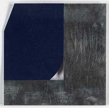 GUNNAR ÅNGER, painted wood and zinc plate, 4, one signed and dated 95 verso.