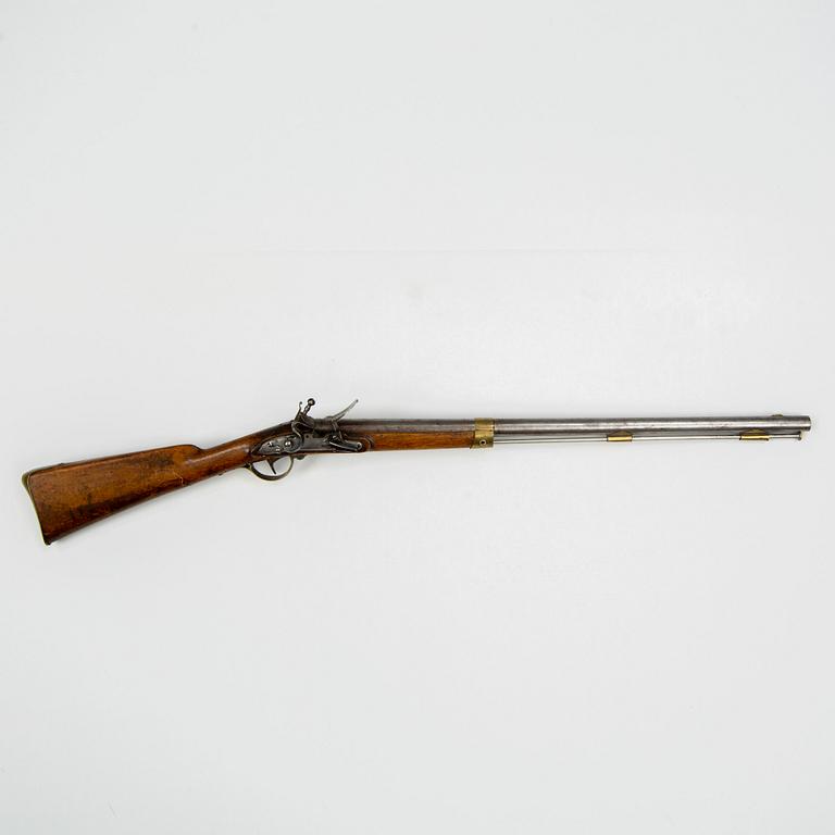 A Swedish flintlock carbine 1820 pattern.