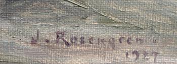 JEAN ROSENGREN, olja på duk, sign o dat 1929.