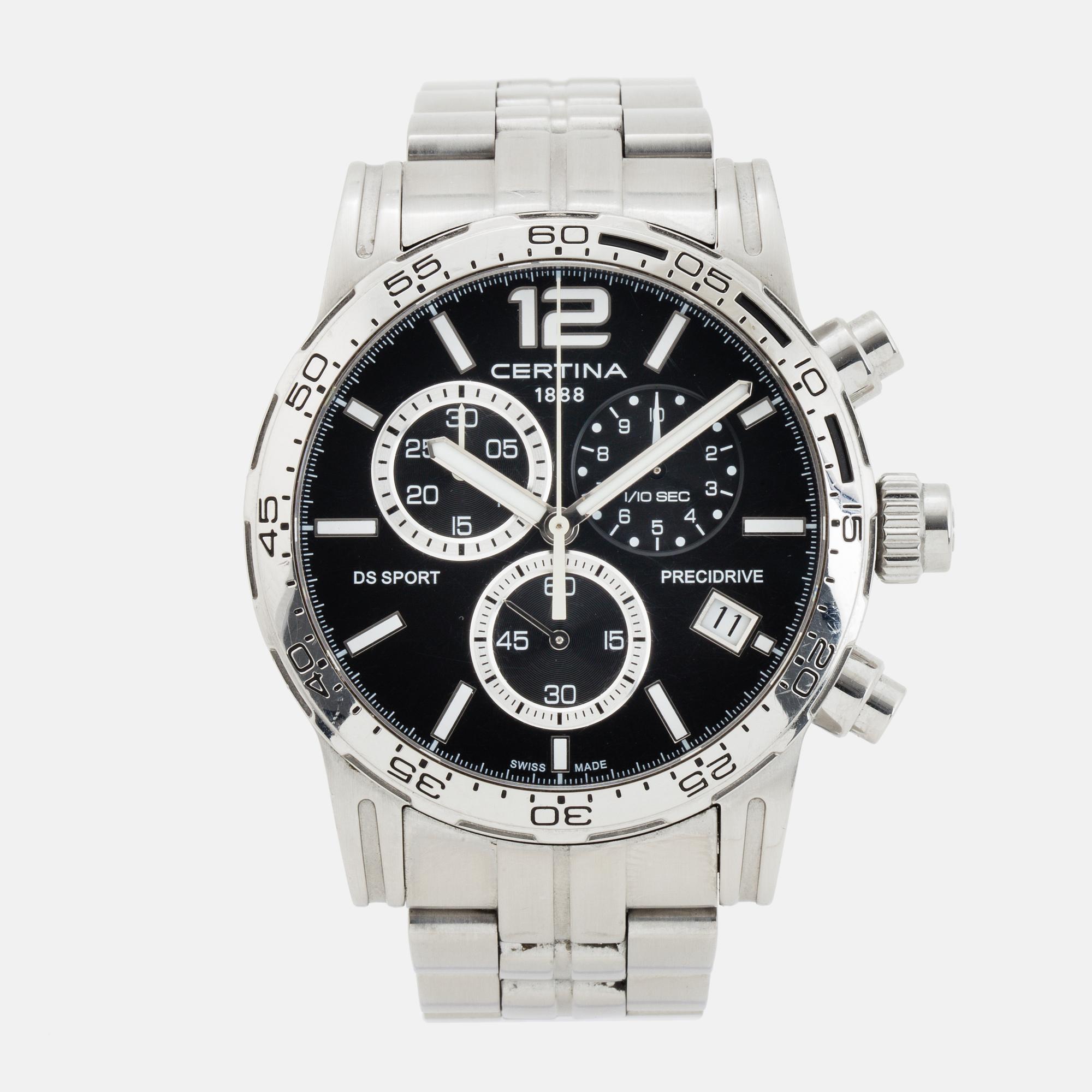 CERTINA, Ds Sport, Precidrive, wristwatch, chronograph, 42 mm.
